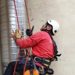 Salida de humos instalción